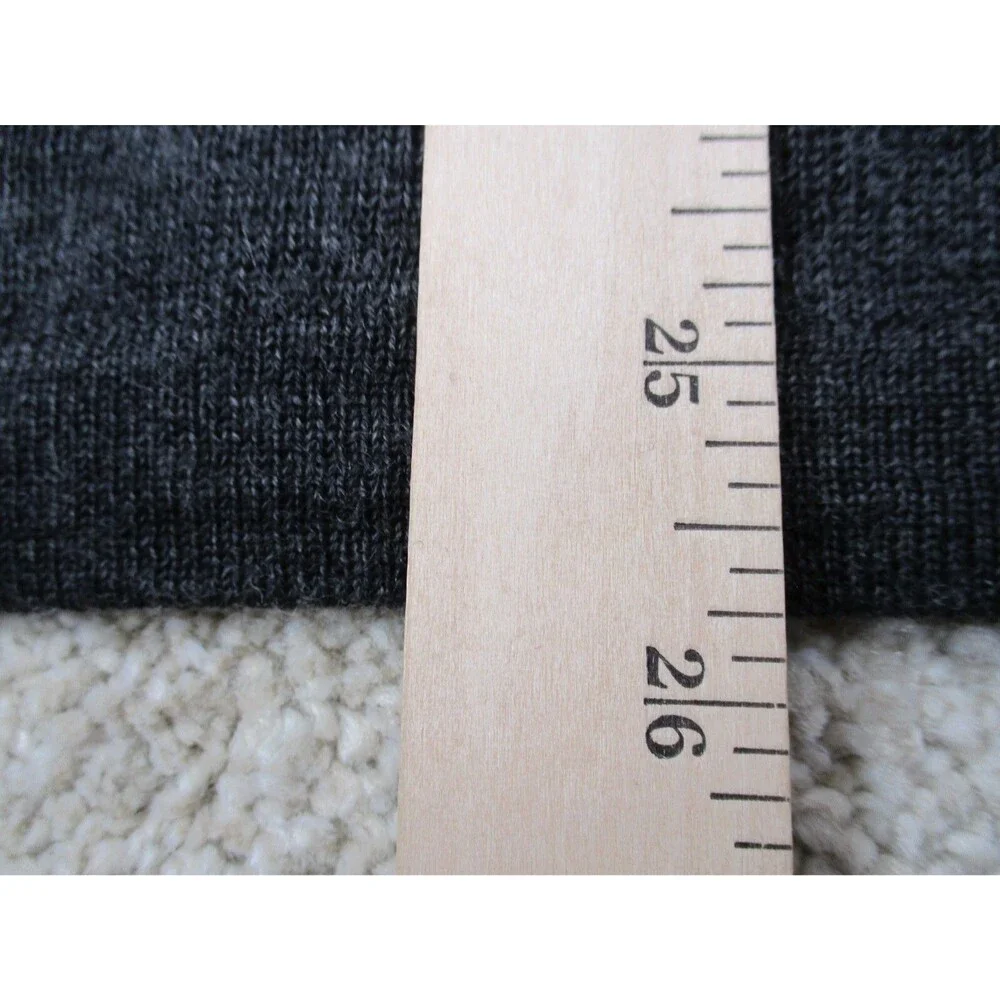 Patagonia Sweater Mens Small S Gray Knit Wool Full Zip - Picture 8 of 11